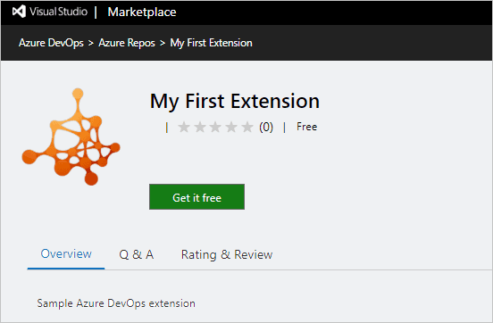 Azure DevOps extension development